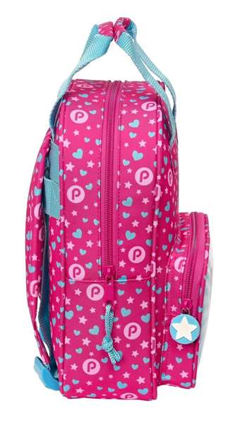 Mochila Escolar Pinypon Azul Rosa 20 x 28 x 8 cm