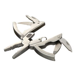 True Multiherramienta Scarab 7 en 1 Plegable Acero Inoxidable con Alicates, Cuchillo, Destornilladores y Lima