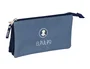 Safta Portatodo Triple El Pulpo Azul 22x12x3 cm