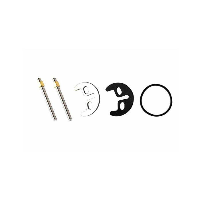 Verhal Juego de Fijación para Grifería M6 - Junta Tórica Ø40mm, Junta Goma 48mm, Base 48x2mm, 2 Varillas Ranuradas M6x70mm, 2 Tuercas Largas M6 Verhal Juego de Fijación para Grifería M6 - Junta Tórica Ø40mm, Junta Goma 48mm, Base 48x2mm, 2 Varillas Ranuradas M6x70mm, 2 Tuercas Largas M6