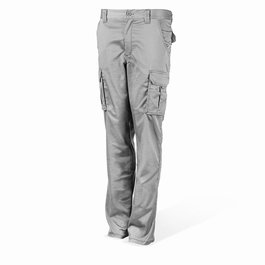 Velilla Pantalon Multibolsillo Stretch Slim Fit Modelo 103002S Gris Claro Talla 54 Ropa Laboral