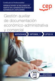 CEP EDITORIAL, Manual gestión auxiliar documentacion económico-administrativa y comercial - VV.AA. - CEP EDITORIAL