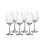 DKD Home Decor Set de 6 Copas de Cristal Transparente de 265 ml