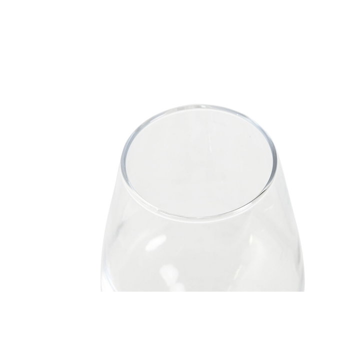 DKD Home Decor Set de 6 Copas de Cristal Transparente de 265 ml