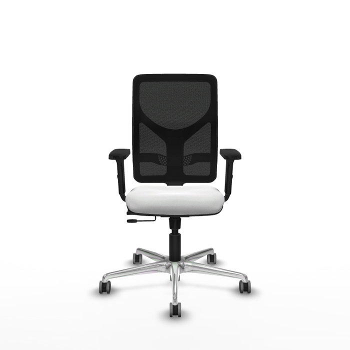 PIQUERAS Y CRESPO Silla de oficina Motilla con mecanismo Sincro/Traslack, Blanco y Negro PIQUERAS Y CRESPO Silla de oficina Motilla con mecanismo Sincro/Traslack, Blanco y Negro