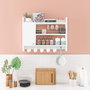 Hanah Home Estantería de Cocina Blanca 85x65x15 cm