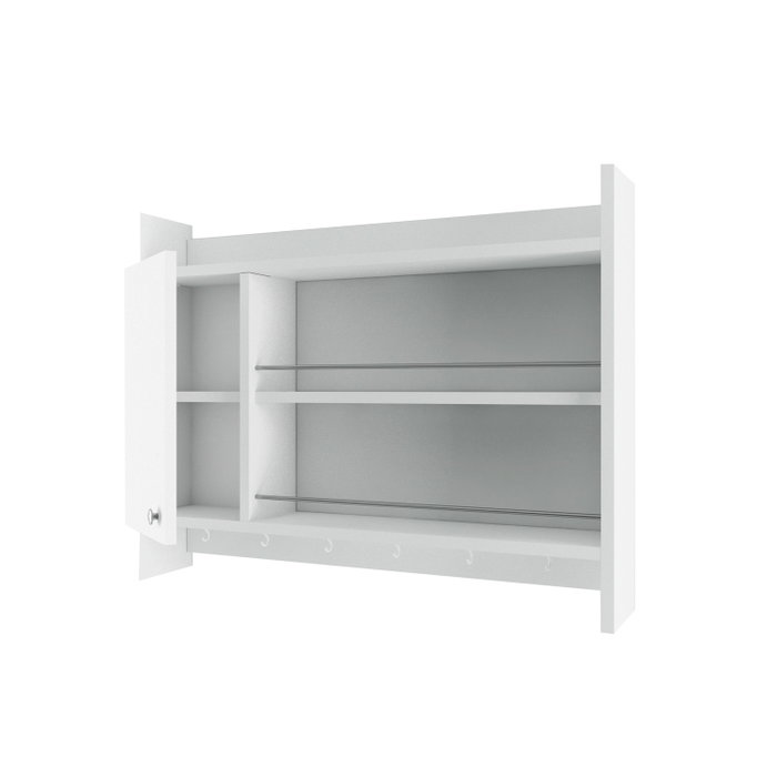 Hanah Home Estantería de Cocina Blanca 85x65x15 cm Hanah Home Estantería de Cocina Blanca 85x65x15 cm