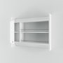 Hanah Home Estantería de Cocina Blanca 85x65x15 cm