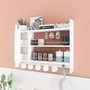 Hanah Home Estantería de Cocina Blanca 85x65x15 cm