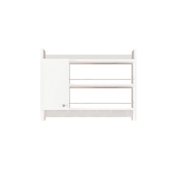 Hanah Home Estantería de Cocina Blanca 85x65x15 cm Hanah Home Estantería de Cocina Blanca 85x65x15 cm