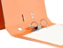 Liderpapel Archivador de Palanca Forrado PVC Naranja 52 mm Folio