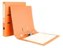 Liderpapel Archivador de Palanca Forrado PVC Naranja 52 mm Folio