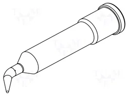 ERSA Pico de cono acodado 0,4mm
