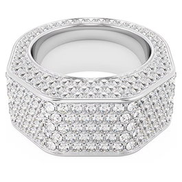 Swarovski Anillo Oct Full Pave Cre/RHS 50 Gris