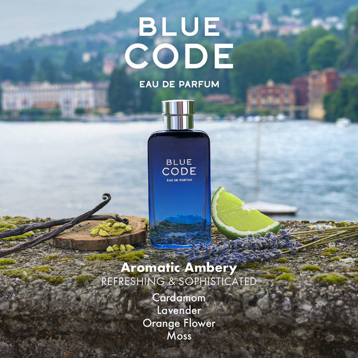 El Ganso Blue Code Eau de Parfum Vaporizador 100 ml para Hombre - Fragancia Fresca con Bergamota, Cardamomo y Manzana Verde