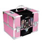 Markwins Maletín Metálico Maquillaje Profesional Color Pink (Rosa) Incluye 100 Piezas. 30.40x23.40x20.60 cm