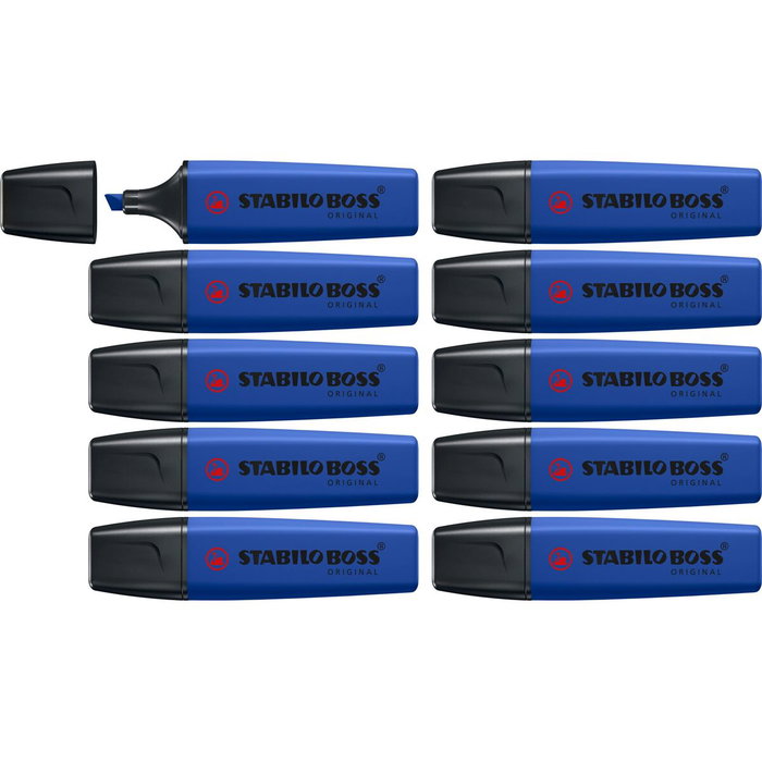 Stabilo STABILO BOSS ORIGINAL NatureCOLORS Wildflower Edition Azul Marino (Set de 10) Stabilo STABILO BOSS ORIGINAL NatureCOLORS Wildflower Edition Azul Marino (Set de 10)
