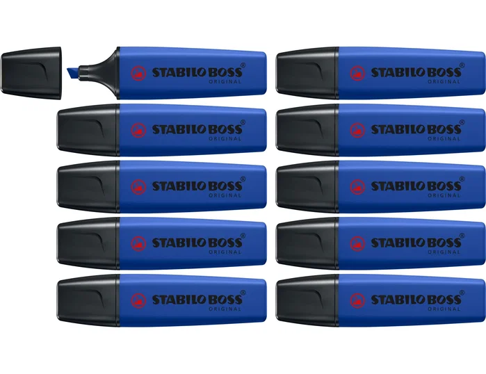 Stabilo STABILO BOSS ORIGINAL NatureCOLORS Wildflower Edition Azul Marino (Set de 10) Stabilo STABILO BOSS ORIGINAL NatureCOLORS Wildflower Edition Azul Marino (Set de 10)