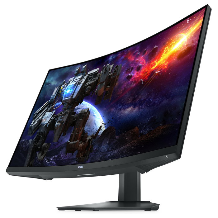 Dell Monitor Gaming S3222DGM - LED Curvo 31.5" (80cm) QHD 165Hz 1ms AMD FreeSync Premium, VA, Ajustable, HDMI, DisplayPort