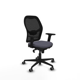 PIQUERAS Y CRESPO Silla de oficina Jorquera Gris oscuro y Negro