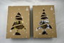 DKD Home Decor Set de 6 Bolas de Decoración de PVC, Dorado y Plateado