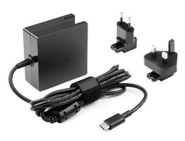 CoreParts Adaptador de Corriente 65W GaN USB-C para Dell, con Enchufes EU y UK