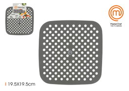 Masterchef Base de Silicona Cuadrada para Freidora de Aire 19.5x19.5x0.1 cm