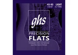 GHS Juego Bajo Precission Flats Medium Light 45-95 Calibre Cuerdas