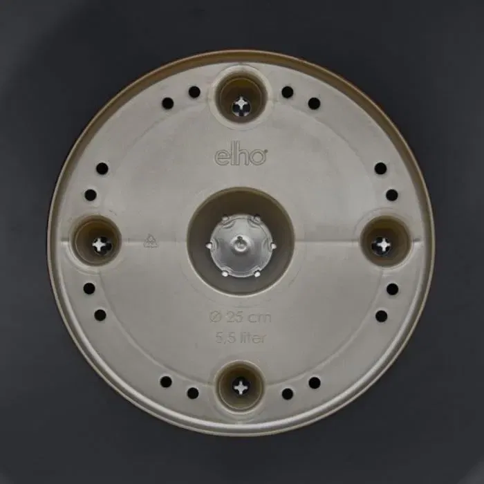 Elho ELH8711904200930 Loft Urban Maceta redonda High 42, Negro - Ø 42 x H 56 cm, 100% reciclado