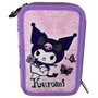 MANENTI Plumier Triple Purple Kuromi Hello Kitty 20x13,5x6,5cm