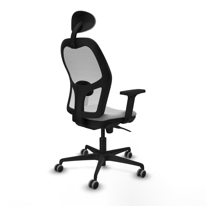 PIQUERAS Y CRESPO Silla de oficina Jorquera Gris claro y Blanco PIQUERAS Y CRESPO Silla de oficina Jorquera Gris claro y Blanco
