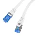 Lanberg PCF6A-10CC Cable de Red Ethernet 5m Cat6a S/FTP (S-STP), 10 Gbit/s, Blanco, CCA, LSZH