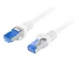 Lanberg PCF6A-10CC Cable de Red Ethernet 5m Cat6a S/FTP (S-STP), 10 Gbit/s, Blanco, CCA, LSZH