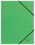 Leitz 39140055 Carpeta Clasificadora de Cartón 6 Posiciones A4 Verde 100% Recycle