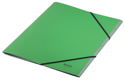 Leitz 39140055 Carpeta Clasificadora de Cartón 6 Posiciones A4 Verde 100% Recycle
