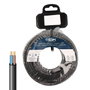 Edm Carrete de cable paralelo plano VVK(H2) 2 x 2,50 mm² negro, 25 m