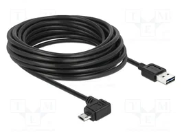 DeLOCK Cable USB 2.0 Tipo-A a Micro-B 5 m Negro