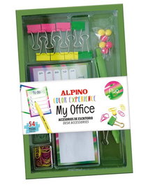 Set De Papeleria Alpino Color Experience Office Fluo 54 Pzas.