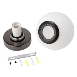 Aplique de pared bola cristal Alba IP44