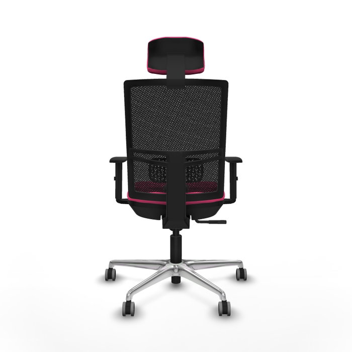 PIQUERAS Y CRESPO Silla de oficina Yunquera con mecanismo Sincro Rosa y Negro PIQUERAS Y CRESPO Silla de oficina Yunquera con mecanismo Sincro Rosa y Negro