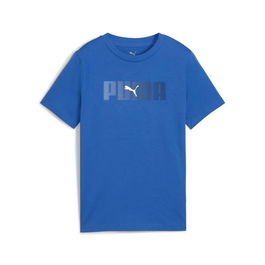 Camiseta de Manga Corta Infantil Puma Essentials Logo Lab B Azul S
