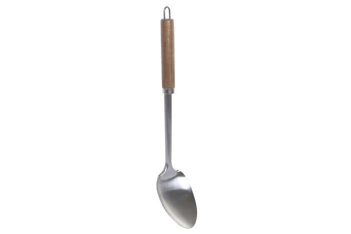 DKD Home Decor Cuchara de Acacia e Inoxidable INOX ACACIA 26 Natural