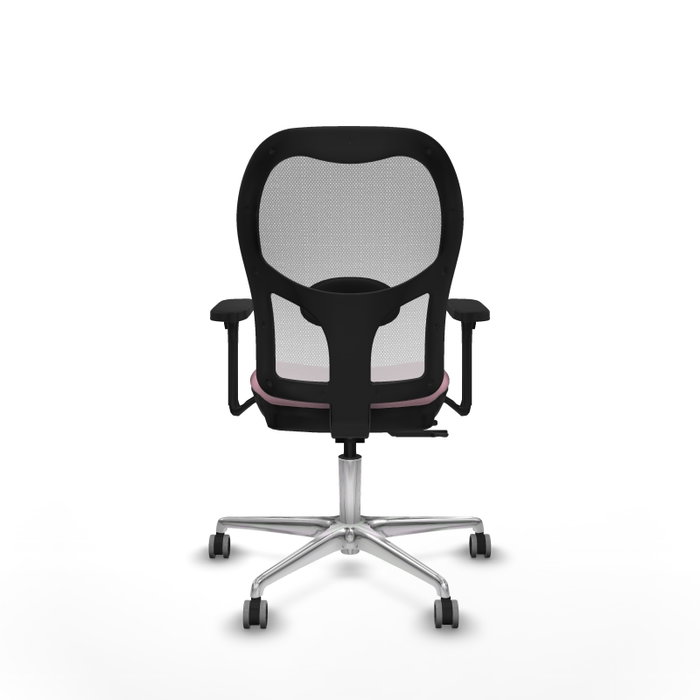 PIQUERAS Y CRESPO Silla de oficina Jorquera Rosa y Blanca con Brazos 3D PIQUERAS Y CRESPO Silla de oficina Jorquera Rosa y Blanca con Brazos 3D