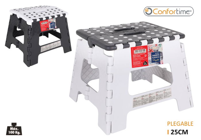 Confortime Taburete Plegable 25cm Modelo Prj (6 Unidades) Confortime Taburete Plegable 25cm Modelo Prj (6 Unidades)