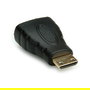 VALUE Adaptador HDMI a Mini HDMI Tipo A Macho a Tipo C Hembra - Negro, Aluminio, BU/ST