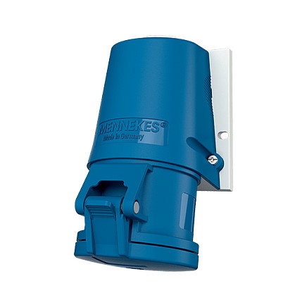 Mennekes Toma de corriente de pared 1346 TwinCONTACT 32A 3P 6H230V IP44 Mennekes Toma de corriente de pared 1346 TwinCONTACT 32A 3P 6H230V IP44