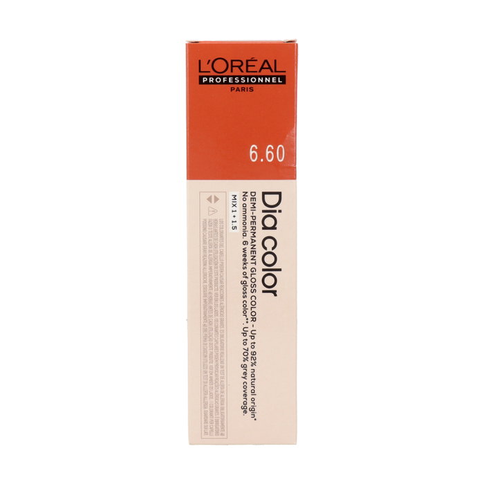 L'Oréal Professionnel Paris DIA COLOR 6.60 Rubio Oscuro Rojo Profundo 60 ml