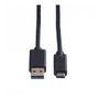 ROLINE Cable USB 3.2 Gen 1 A-C, 0,5 m, Negro