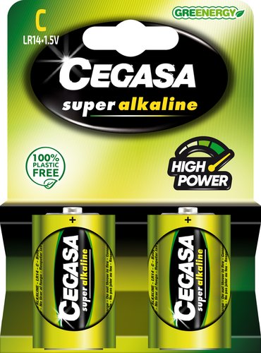 Cegasa Pilas Super Alkaline LR14 Blister de 2 Unidades Cegasa Pilas Super Alkaline LR14 Blister de 2 Unidades