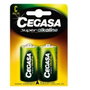 Cegasa Pilas Super Alkaline LR14 Blister de 2 Unidades